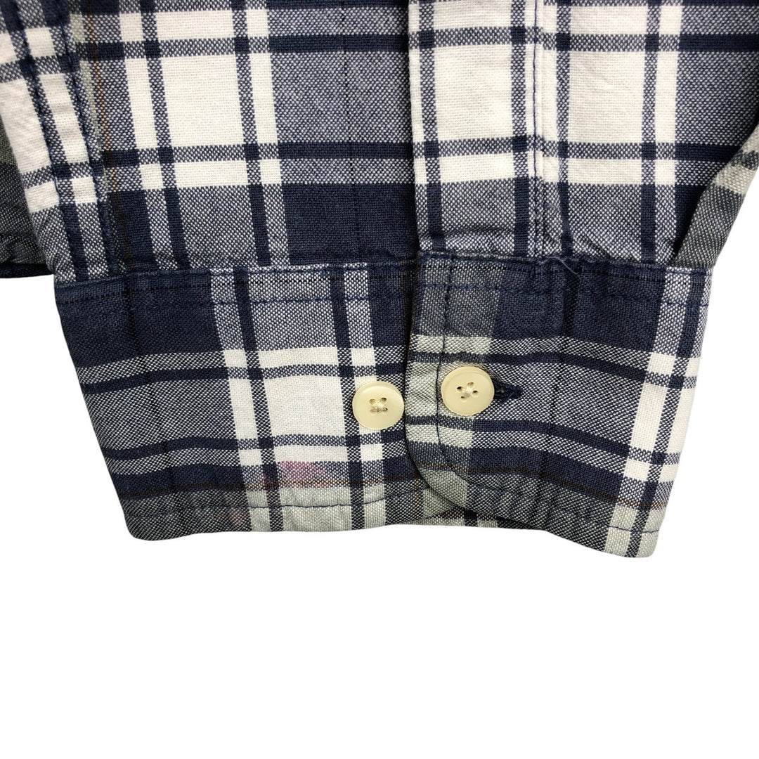 Vintage 90s-00'S Timberland long-sleeved cotton check shirt, men's size XL cotton white type Vintage Second Hand