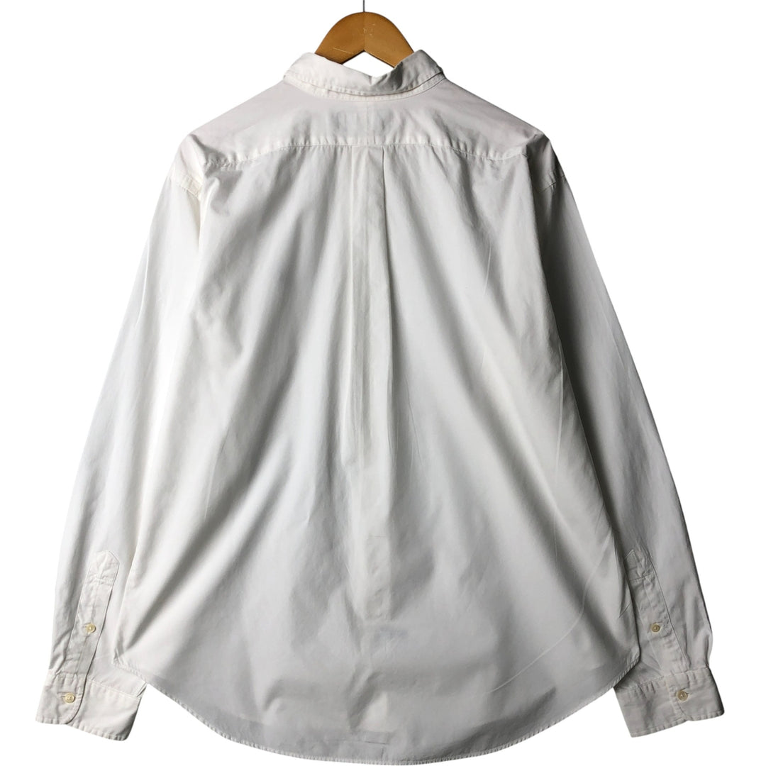 Ralph Lauren Classic Fit Long Sleeve Button Down Shirt Men's XL cotton white type Vintage Second Hand
