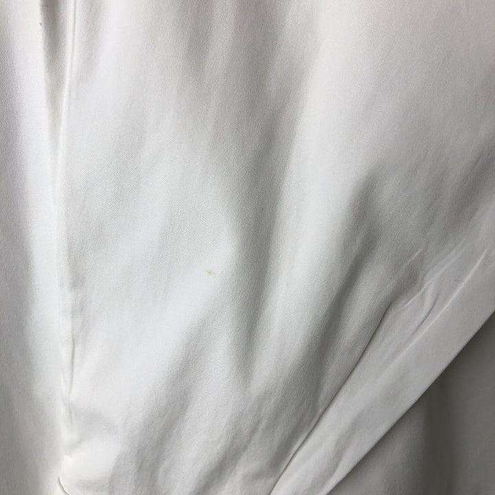 Ralph Lauren YARMOUTH long sleeve button down shirt, men's size L cotton white type Vintage Second Hand