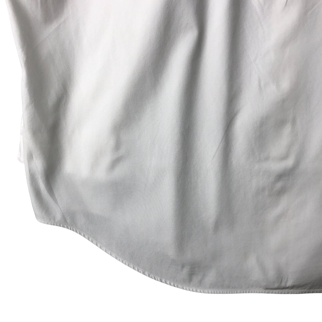 Ralph Lauren YARMOUTH long sleeve button down shirt, men's size L cotton white type Vintage Second Hand