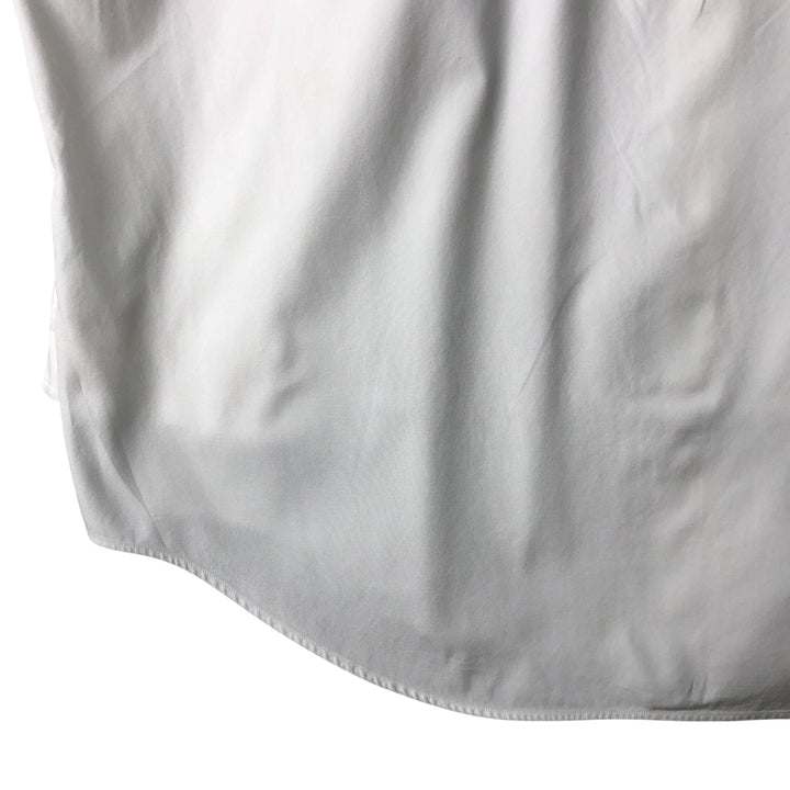 Ralph Lauren YARMOUTH long sleeve button down shirt, men's size L cotton white type Vintage Second Hand