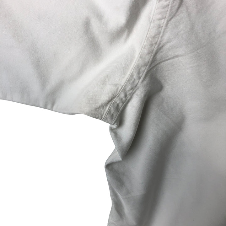 Ralph Lauren YARMOUTH long sleeve button down shirt, men's size L cotton white type Vintage Second Hand