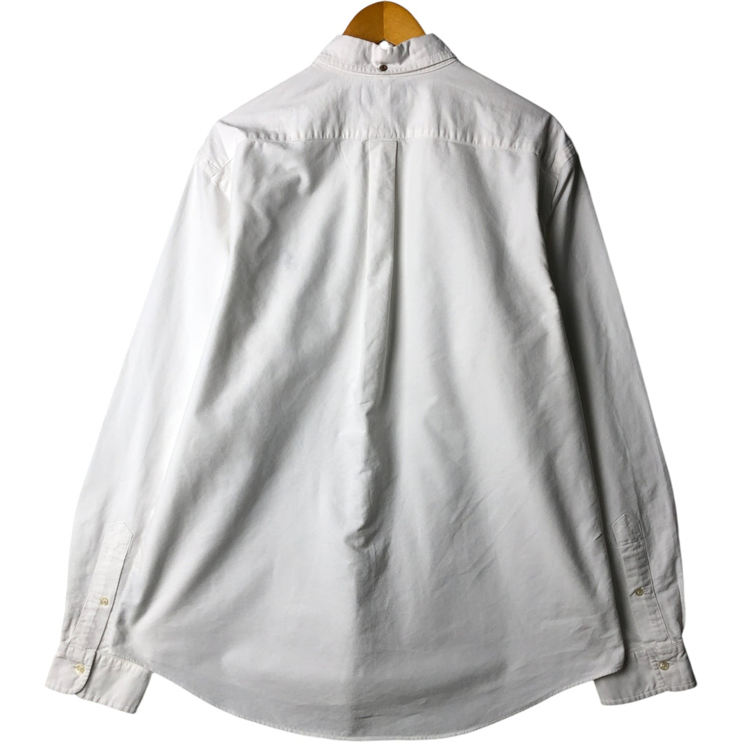 Ralph Lauren POLO by Ralph Lauren long sleeve button down shirt, men's XL size cotton white type Vintage Second Hand