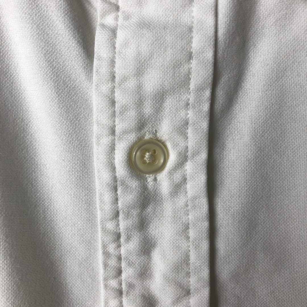 Ralph Lauren POLO by Ralph Lauren long sleeve button down shirt, men's XL size cotton white type Vintage Second Hand