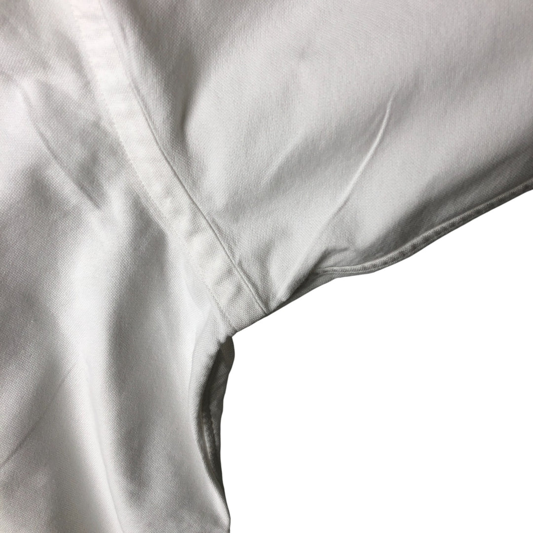 Ralph Lauren YARMOUTH long sleeve button down shirt, men's size L cotton white type Vintage Second Hand