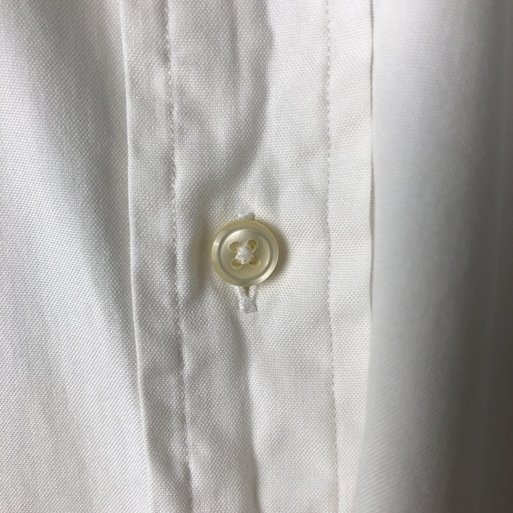 Ralph Lauren Classic Fit Long Sleeve Button Down Shirt Men's M cotton white type Vintage Second Hand