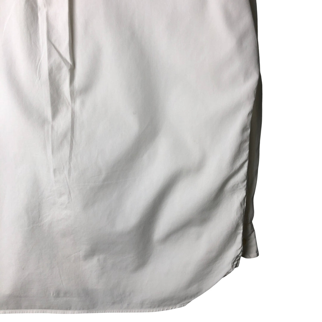Ralph Lauren Classic Fit Long Sleeve Button Down Shirt Men's M cotton white type Vintage Second Hand