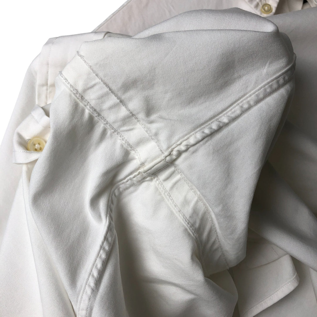 Ralph Lauren Classic Fit Long Sleeve Button Down Shirt Men's M cotton white type Vintage Second Hand