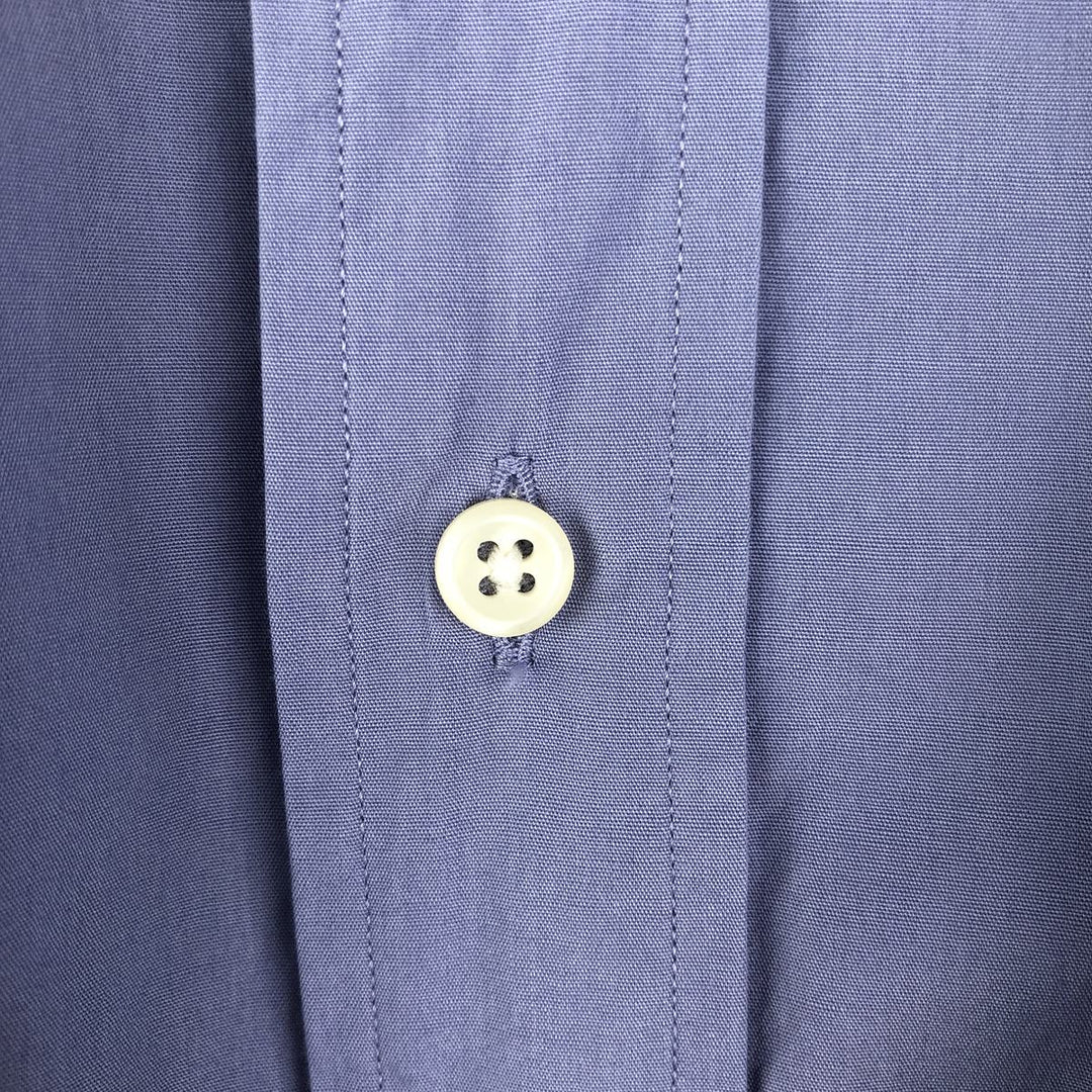 Ralph Lauren POLO by Ralph Lauren ANDREW long sleeve cotton shirt, men's XL size cotton Blue type light blue Vintage Second Hand