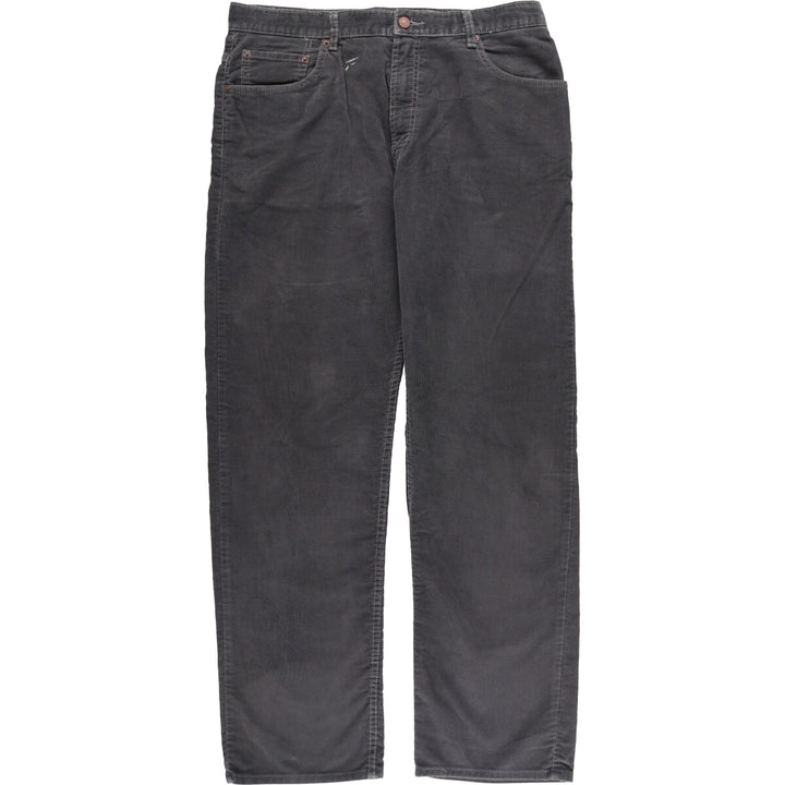 2000'S Levi's 559 Relaxed Straight Corduroy Pants, Men's, Size W36 cotton Charcoal Vintage Second Hand