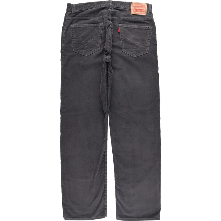 2000'S Levi's 559 Relaxed Straight Corduroy Pants, Men's, Size W36 cotton Charcoal Vintage Second Hand