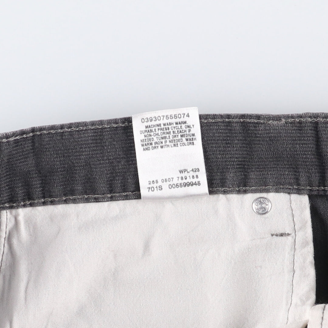 2000'S Levi's 559 Relaxed Straight Corduroy Pants, Men's, Size W36 cotton Charcoal Vintage Second Hand