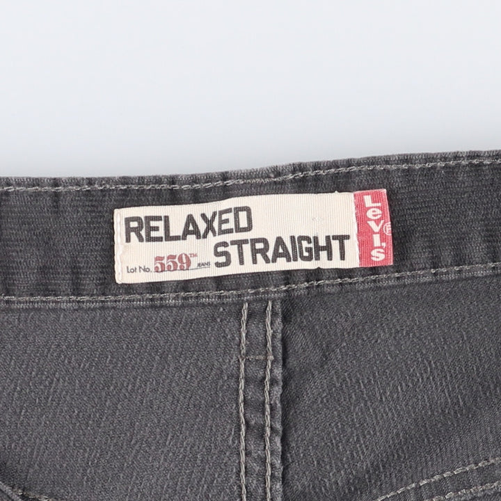 2000'S Levi's 559 Relaxed Straight Corduroy Pants, Men's, Size W36 cotton Charcoal Vintage Second Hand