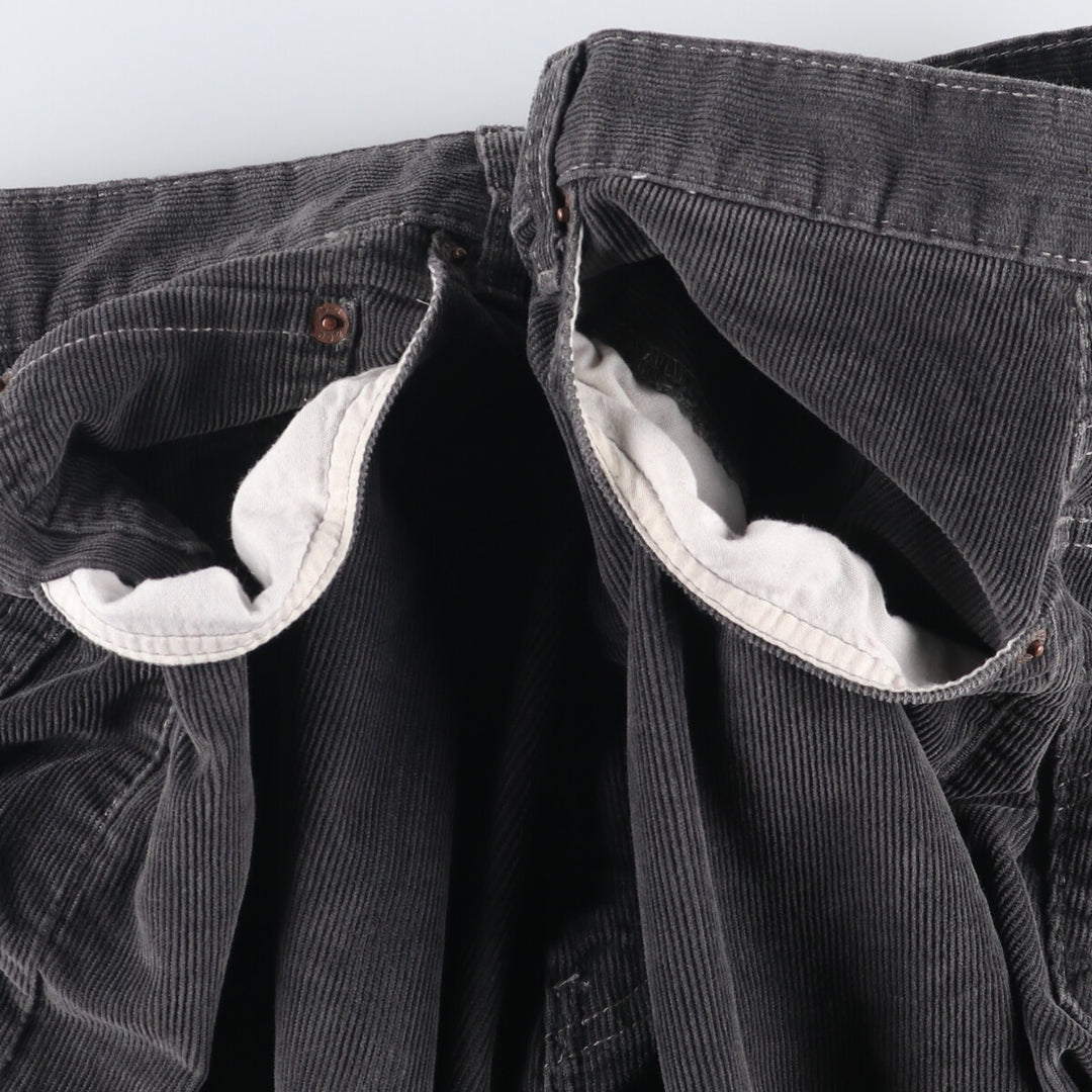 2000'S Levi's 559 Relaxed Straight Corduroy Pants, Men's, Size W36 cotton Charcoal Vintage Second Hand