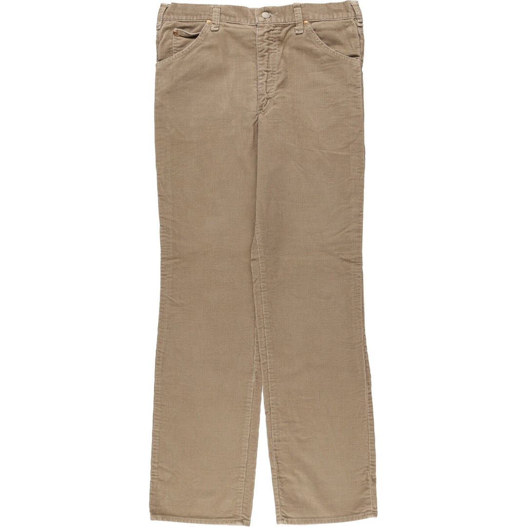 Lee RIDERS Corduroy Pants, Made in USA, Men's, Size W33, Vintage cotton Beige type Vintage Second Hand