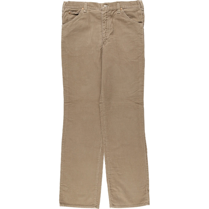 Lee RIDERS Corduroy Pants, Made in USA, Men's, Size W33, Vintage cotton Beige type Vintage Second Hand