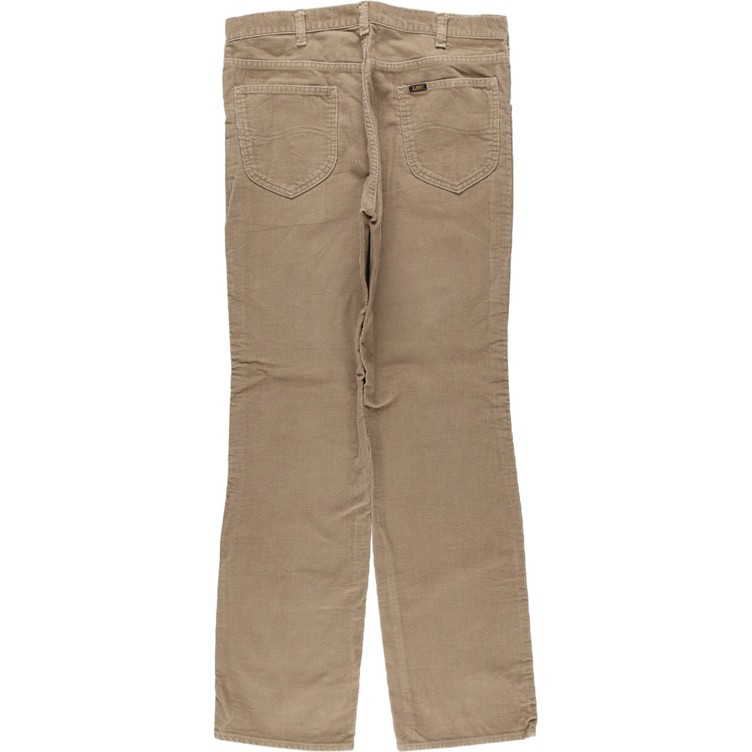 Lee RIDERS Corduroy Pants, Made in USA, Men's, Size W33, Vintage cotton Beige type Vintage Second Hand