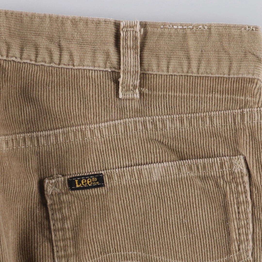 Lee RIDERS Corduroy Pants, Made in USA, Men's, Size W33, Vintage cotton Beige type Vintage Second Hand