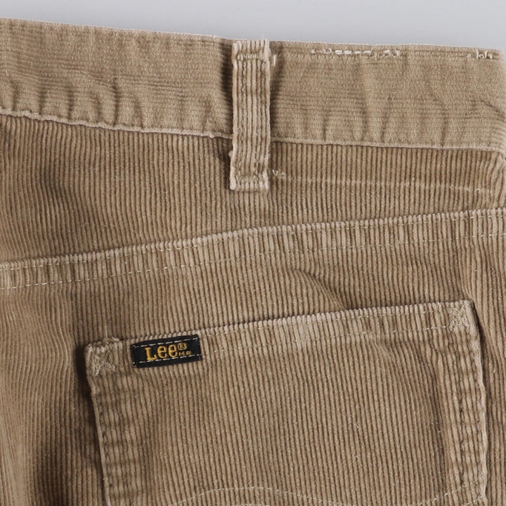 Lee RIDERS Corduroy Pants, Made in USA, Men's, Size W33, Vintage cotton Beige type Vintage Second Hand