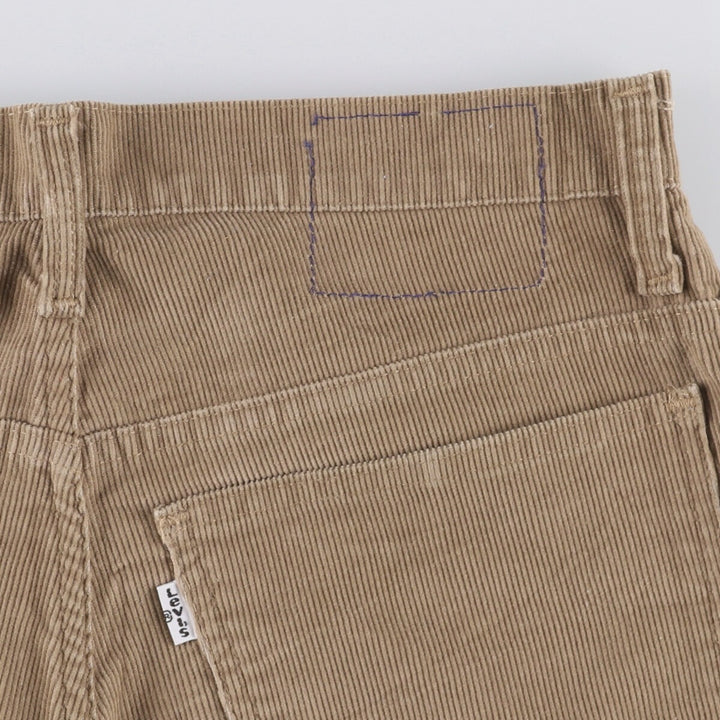Vintage Levi's corduroy pants, made in the USA, men's size W31. cotton brown type Vintage Second Hand