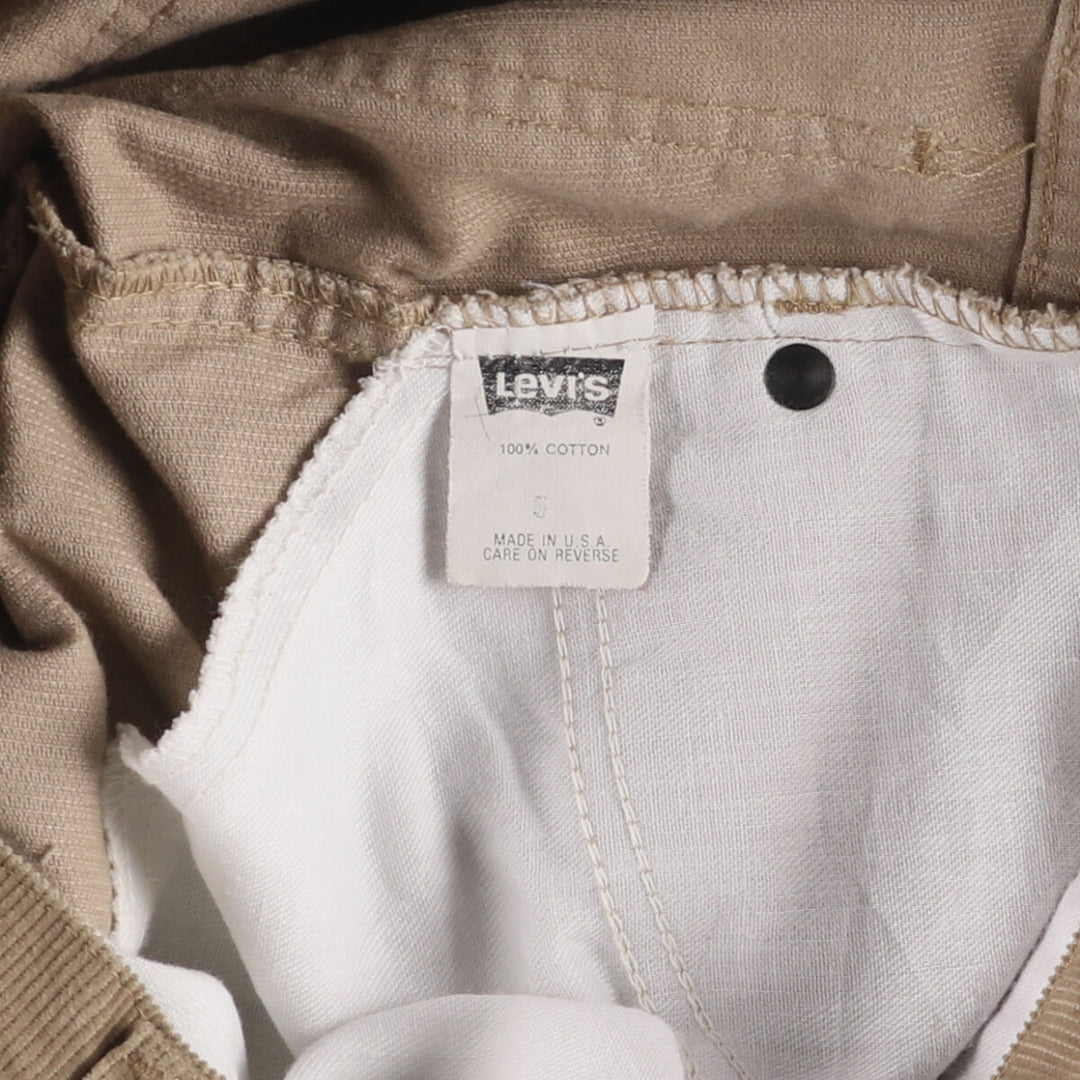 Vintage Levi's corduroy pants, made in the USA, men's size W31. cotton brown type Vintage Second Hand