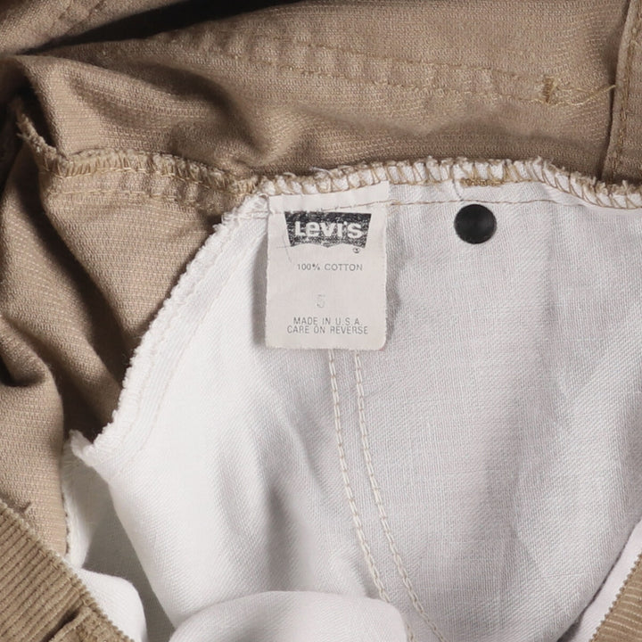 Vintage Levi's corduroy pants, made in the USA, men's size W31. cotton brown type Vintage Second Hand