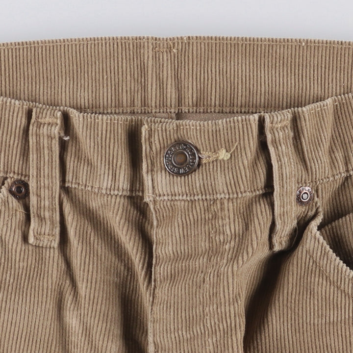 Vintage Levi's corduroy pants, made in the USA, men's size W31. cotton brown type Vintage Second Hand
