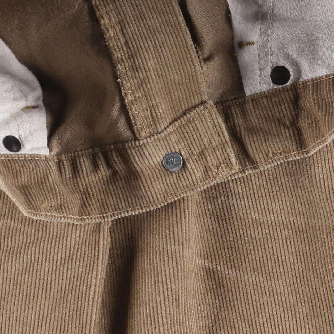 Vintage Levi's corduroy pants, made in the USA, men's size W31. cotton brown type Vintage Second Hand