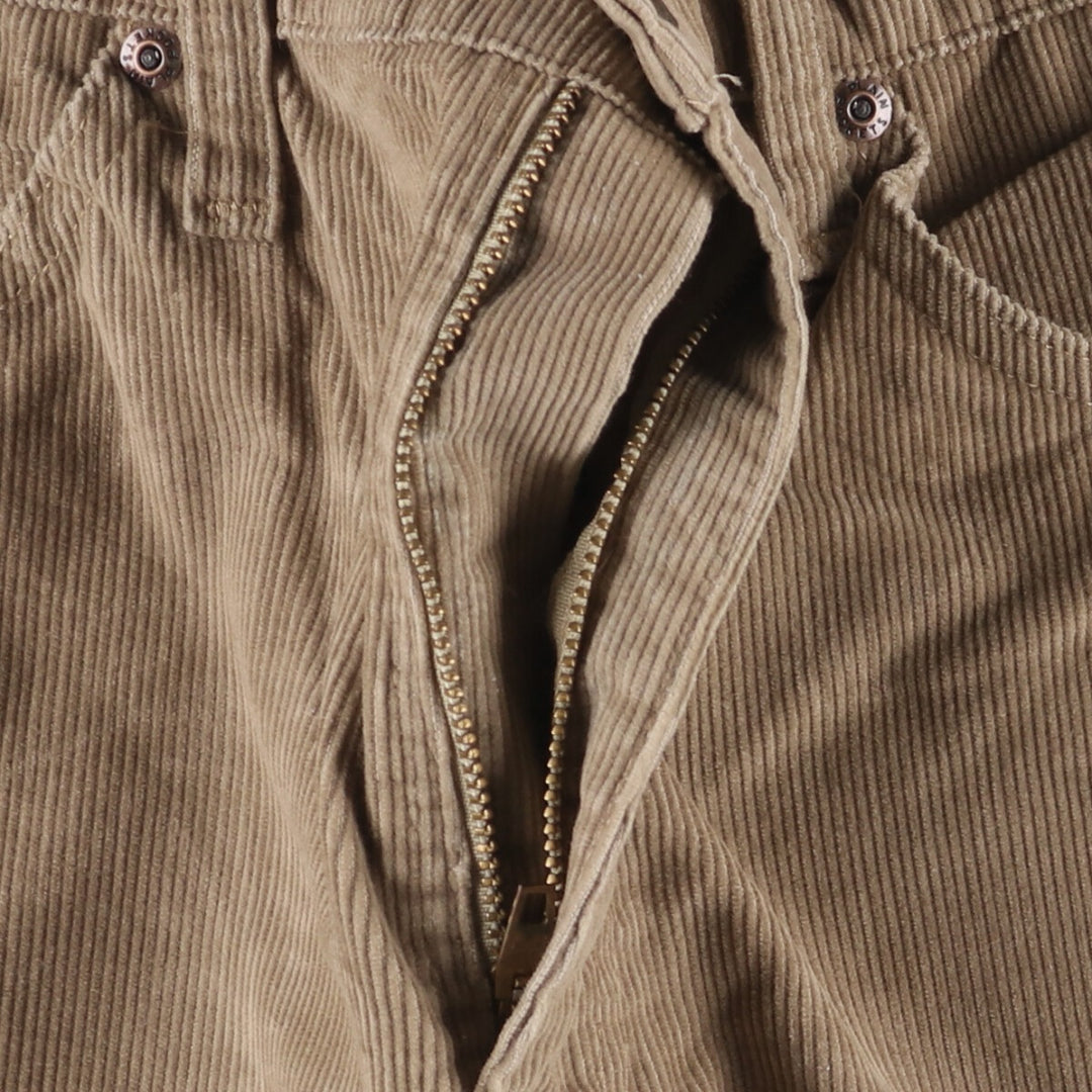 Vintage Levi's corduroy pants, made in the USA, men's size W31. cotton brown type Vintage Second Hand