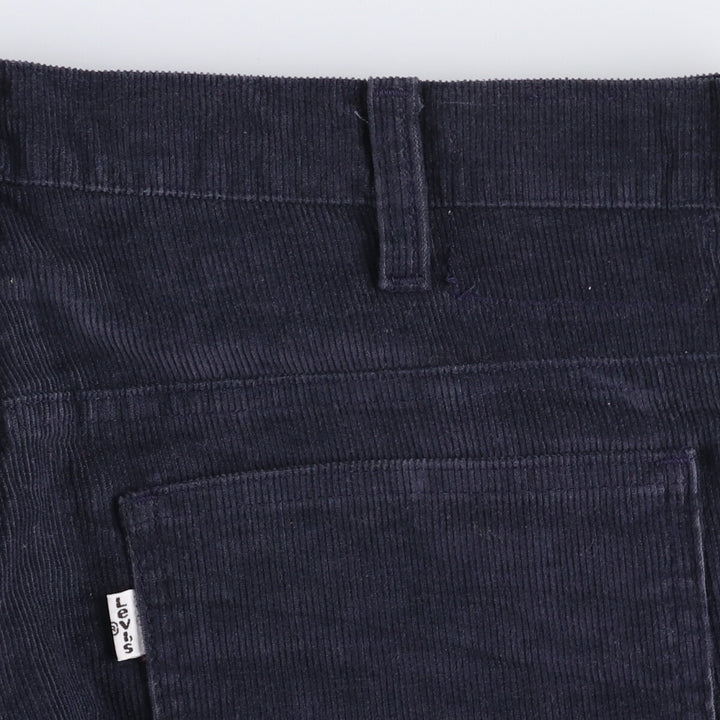 2000'S Levi's Bootcut Corduroy Pants Men's Size W36 polyester navy blue type Vintage Second Hand