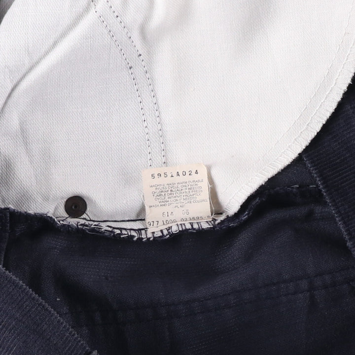 2000'S Levi's Bootcut Corduroy Pants Men's Size W36 polyester navy blue type Vintage Second Hand