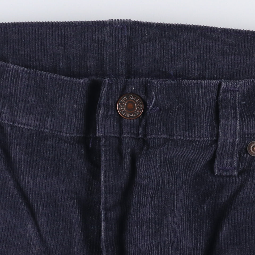 2000'S Levi's Bootcut Corduroy Pants Men's Size W36 polyester navy blue type Vintage Second Hand