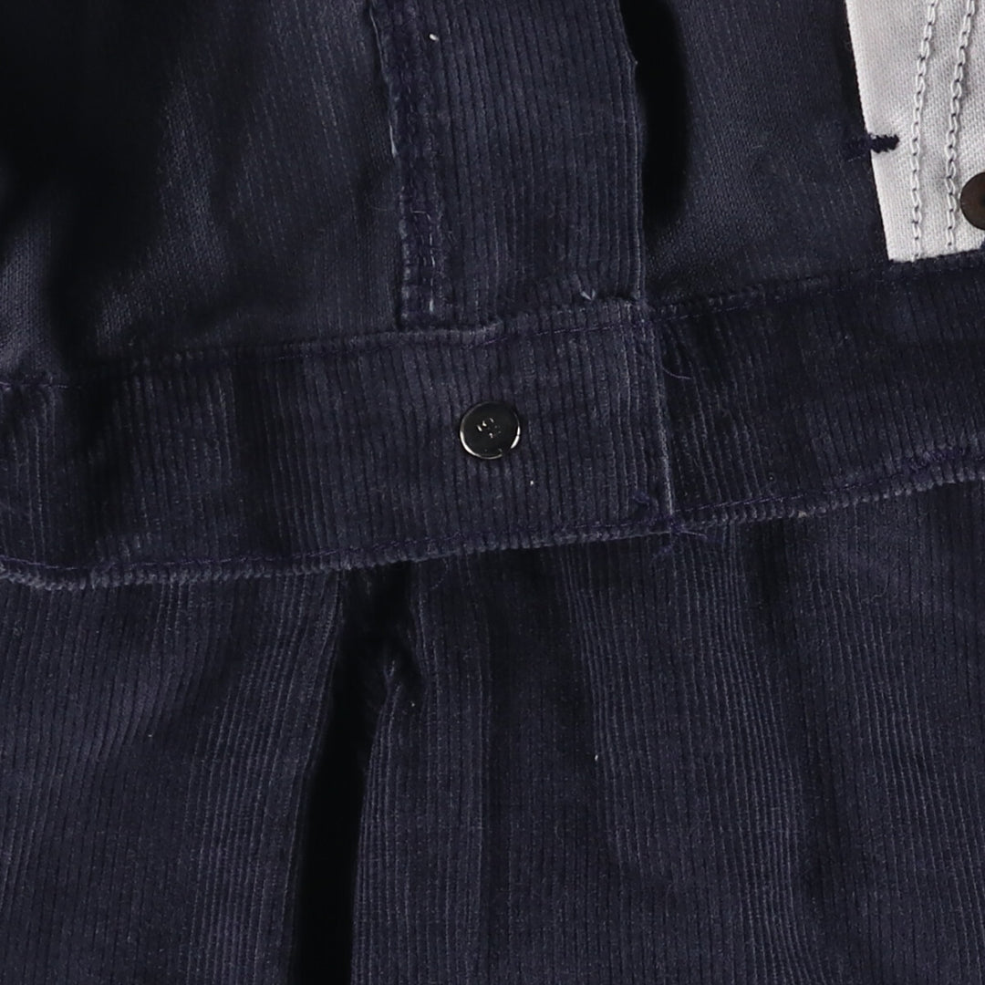 2000'S Levi's Bootcut Corduroy Pants Men's Size W36 polyester navy blue type Vintage Second Hand