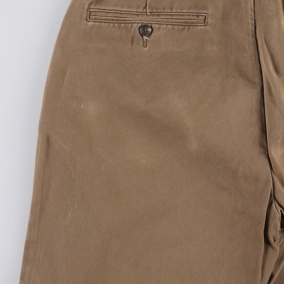 Ralph Lauren POLO RALPH LAUREN CLASSIC FIT Chino Pants Men's Size W32 cotton brown type Vintage Second Hand