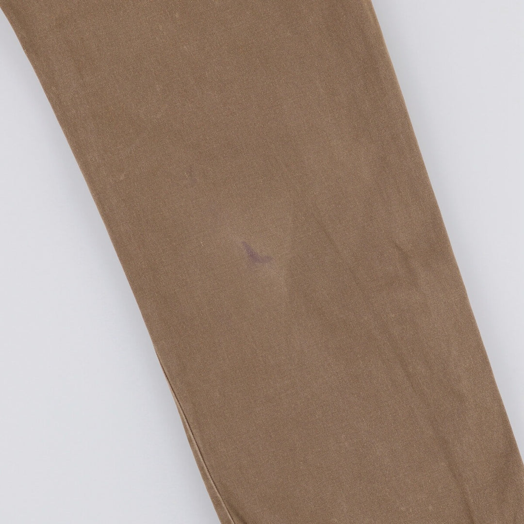 Ralph Lauren POLO RALPH LAUREN CLASSIC FIT Chino Pants Men's Size W32 cotton brown type Vintage Second Hand