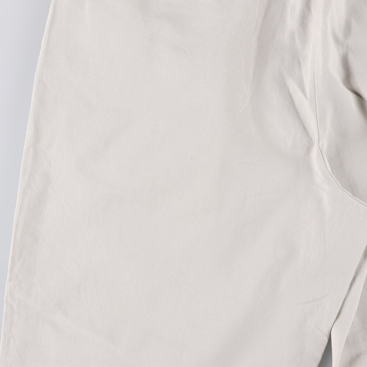 Ralph Lauren POLO RALPH LAUREN ANDREW PANT Two-pleat chino pants Men's size W35 cotton pale white type Vintage Second Hand