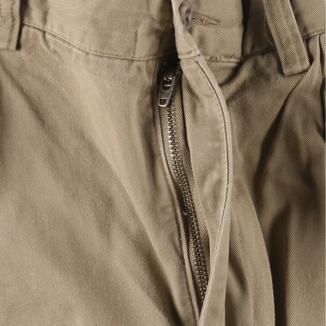 Ralph Lauren POLO by Ralph Lauren Two-pleat Chino Pants for Men, W31 equivalent cotton Beige type Vintage Second Hand