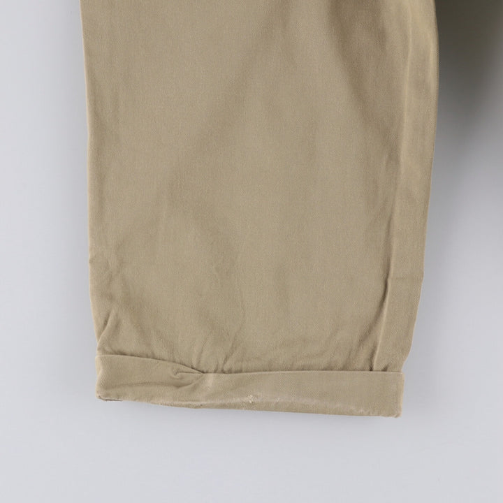Ralph Lauren POLO by Ralph Lauren Two-pleat Chino Pants for Men, W31 equivalent cotton Beige type Vintage Second Hand