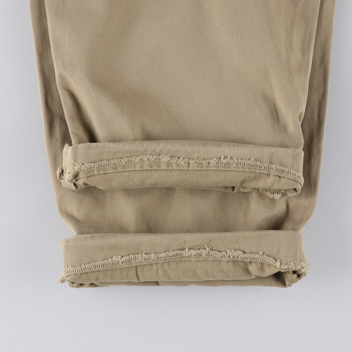 Ralph Lauren POLO by Ralph Lauren Two-pleat Chino Pants for Men, W31 equivalent cotton Beige type Vintage Second Hand