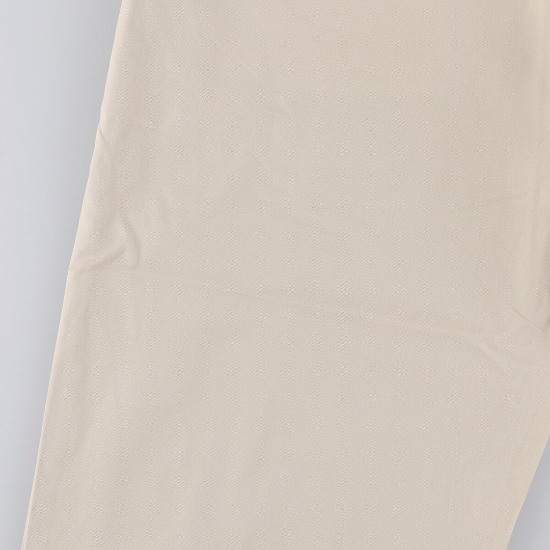 Ralph Lauren POLO by Ralph Lauren HAMMOND PANT, two-pleat chino pants, men's, w34 equivalent cotton ivory Vintage Second Hand