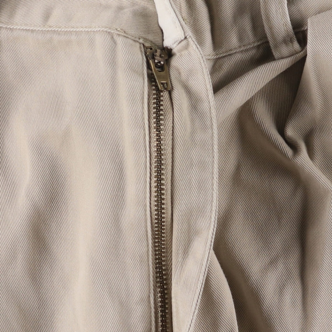 Ralph Lauren POLO by Ralph Lauren ANDREW PANT Two-pleat Chino Pants Men's Size W34 cotton Beige type Vintage Second Hand