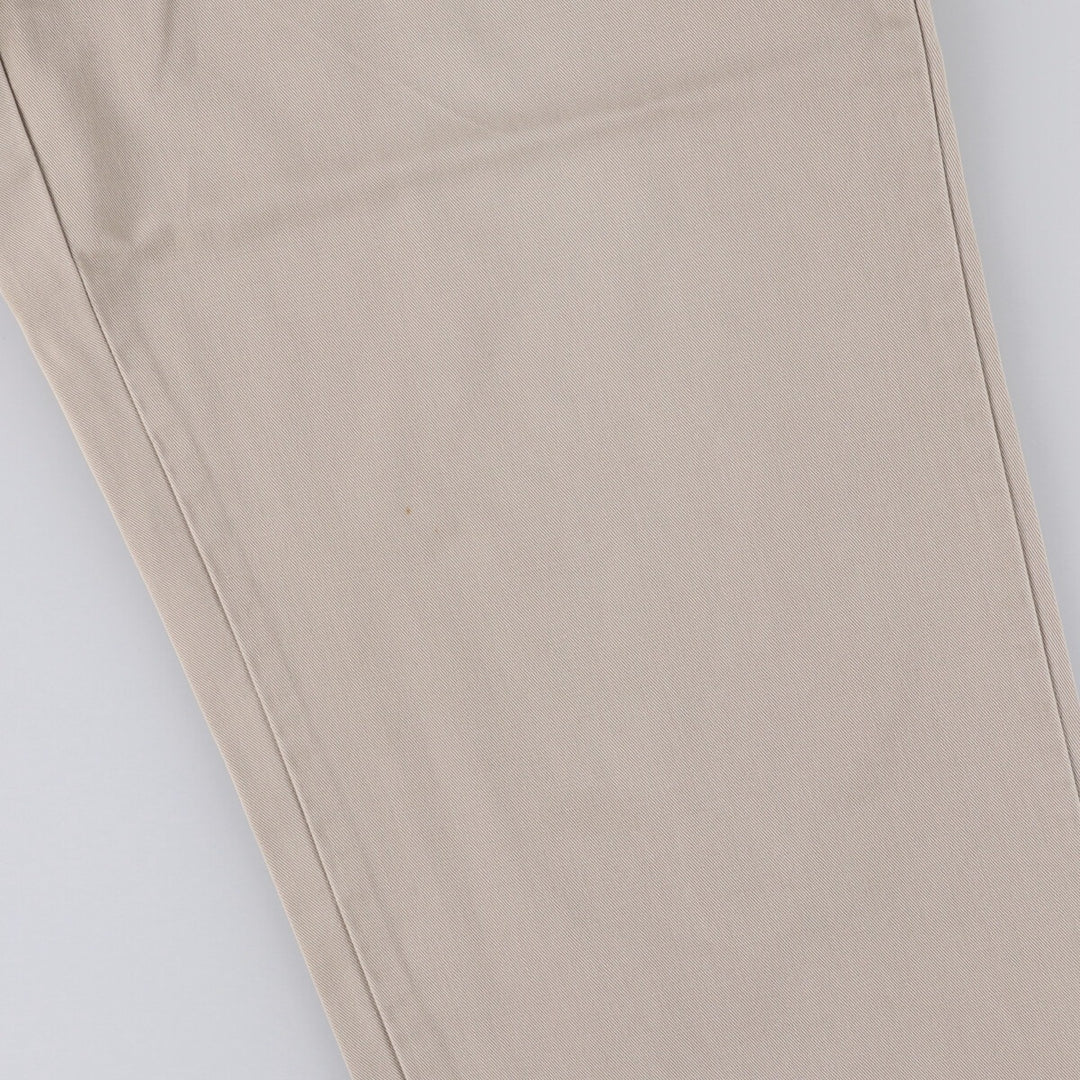 Ralph Lauren POLO by Ralph Lauren ANDREW PANT Two-pleat Chino Pants Men's Size W34 cotton Beige type Vintage Second Hand