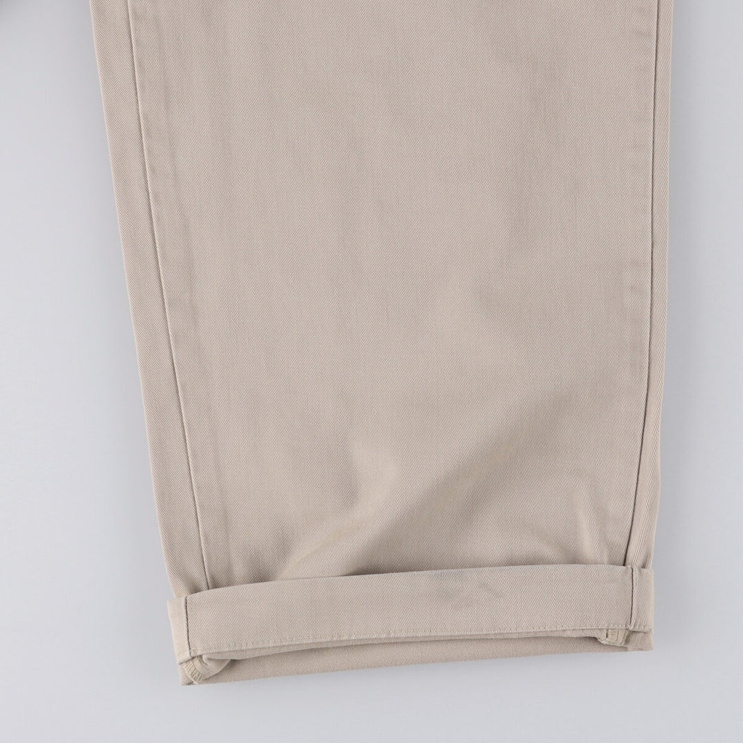 Ralph Lauren POLO by Ralph Lauren ANDREW PANT Two-pleat Chino Pants Men's Size W34 cotton Beige type Vintage Second Hand