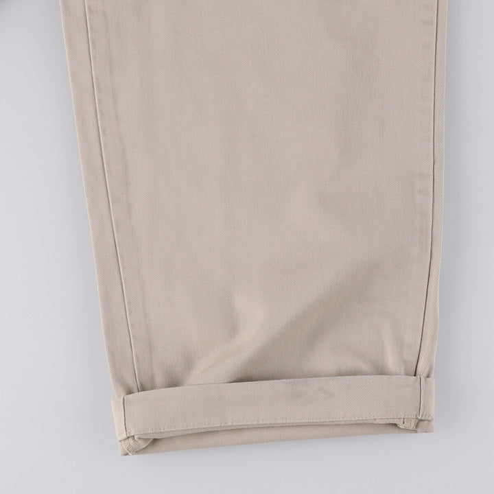 Ralph Lauren POLO by Ralph Lauren ANDREW PANT Two-pleat Chino Pants Men's Size W34 cotton Beige type Vintage Second Hand