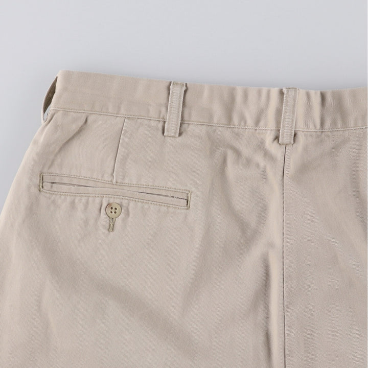 Ralph Lauren POLO by Ralph Lauren ANDREW PANT Two-pleat Chino Pants Men's Size W34 cotton Beige type Vintage Second Hand