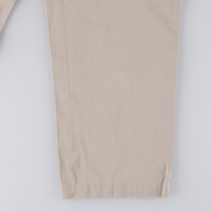 Ralph Lauren POLO by Ralph Lauren ANDREW PANT Two-pleat Chino Pants Men's Size W34 cotton Beige type Vintage Second Hand