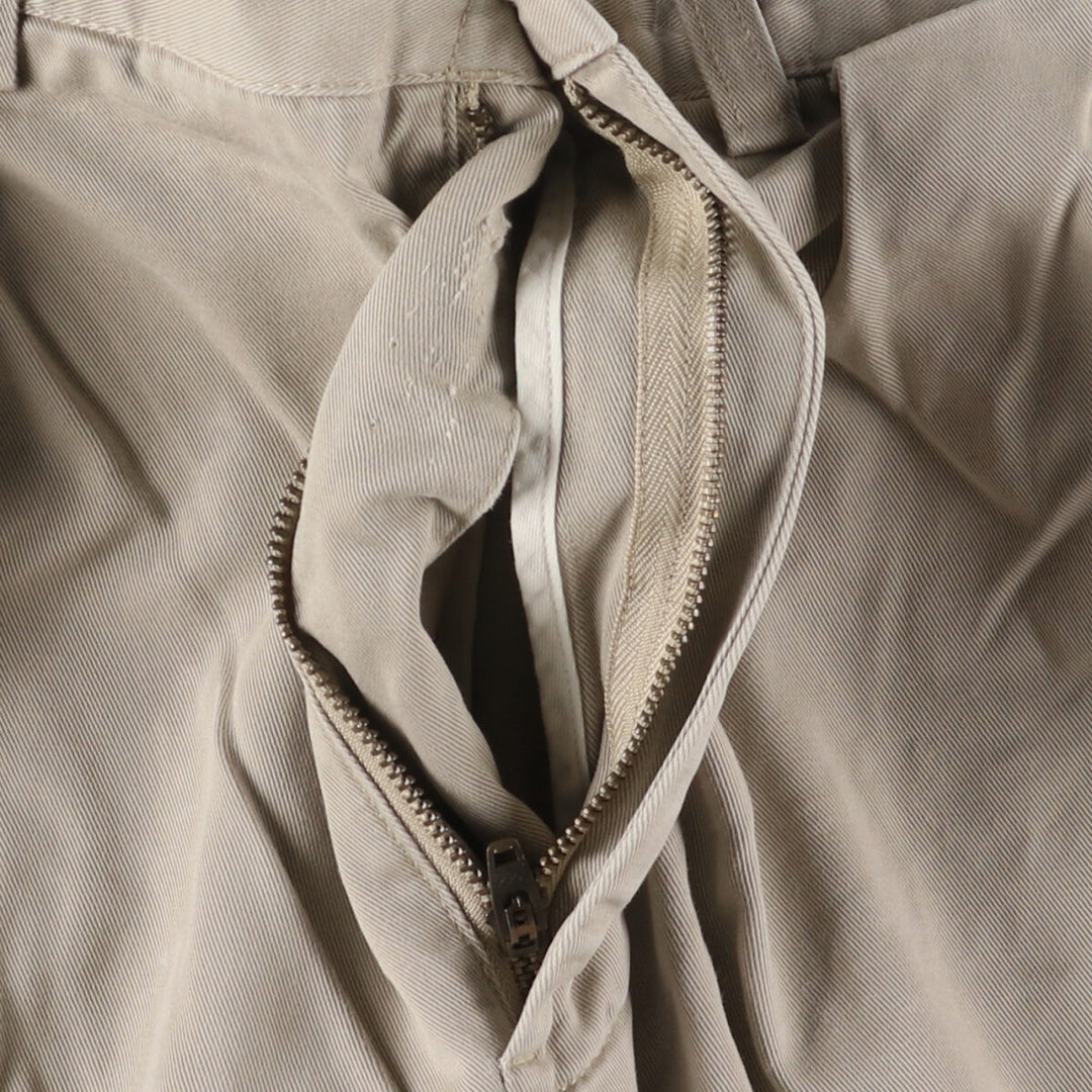 Ralph Lauren POLO by Ralph Lauren ANDREW PANT Two-pleat chino pants for men, equivalent to W34 cotton Beige type Vintage Second Hand