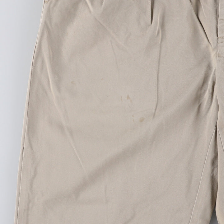 Ralph Lauren POLO by Ralph Lauren ANDREW PANT Two-pleat chino pants for men, equivalent to W34 cotton Beige type Vintage Second Hand