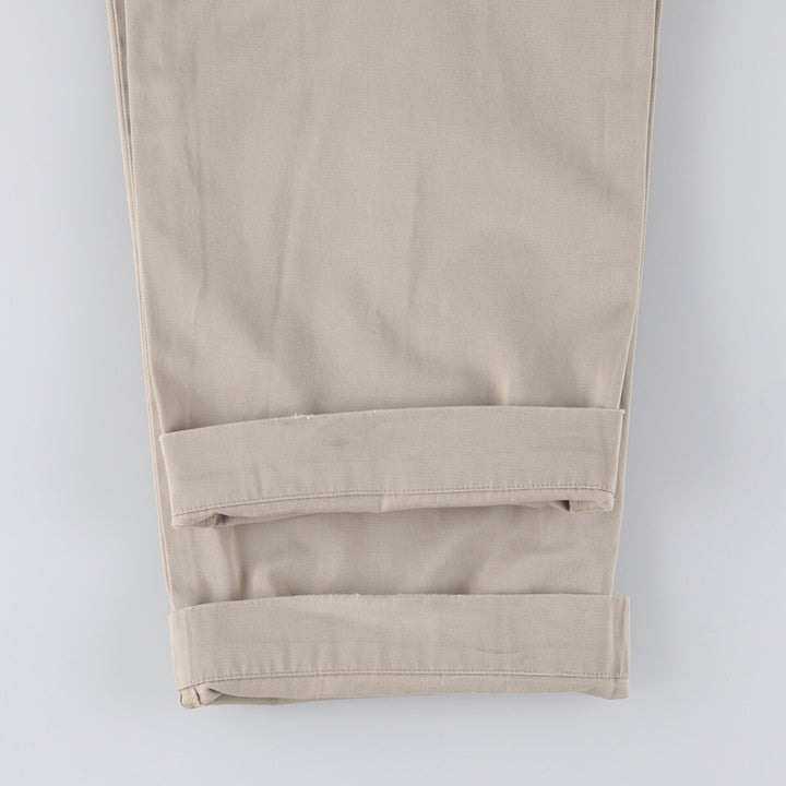 Ralph Lauren POLO by Ralph Lauren ANDREW PANT Two-pleat chino pants for men, equivalent to W34 cotton Beige type Vintage Second Hand