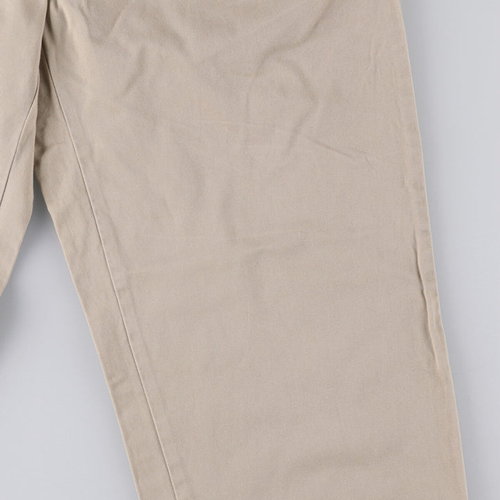 Ralph Lauren POLO RALPH LAUREN ANDREW PANT Two-pleat chino pants Men's size W32 cotton Beige type Vintage Second Hand